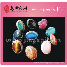 Fashion Accessorize Handcrafted Vogue Oval Stone Ring